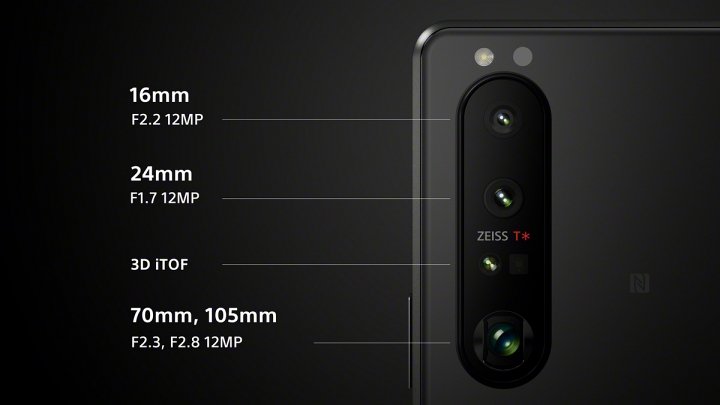 Xperia 1 III 搭載 1200 萬畫素 3 鏡頭及3D iToF 傳感器